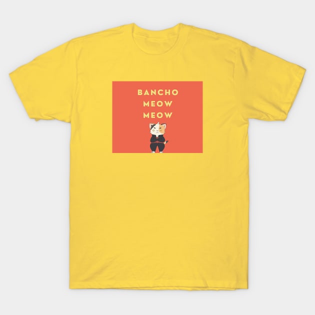 Bancho Meow Meow T-Shirt by Rookie Jet Studio